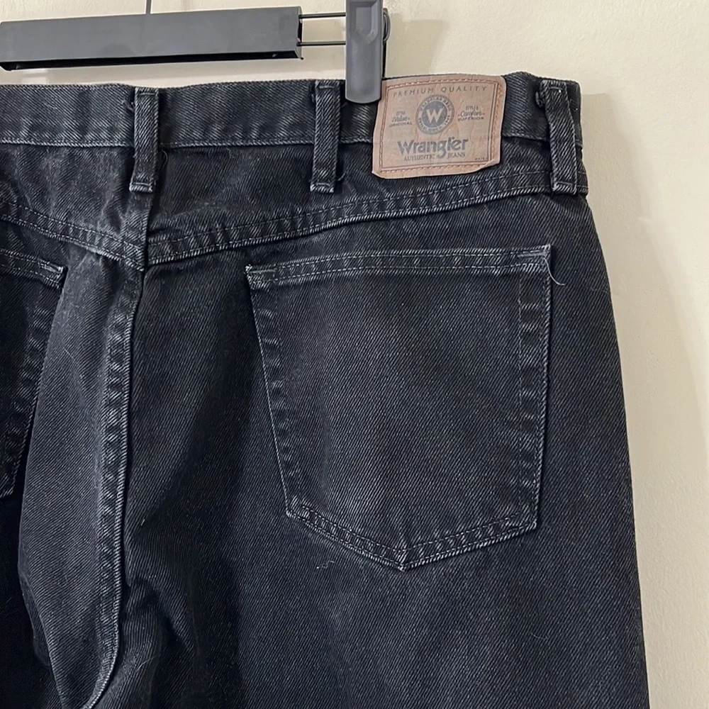 Wrangler Men’s Black Relaxed Fit Denim Jeans Size 40 x 32 - Picture 9 of 11
